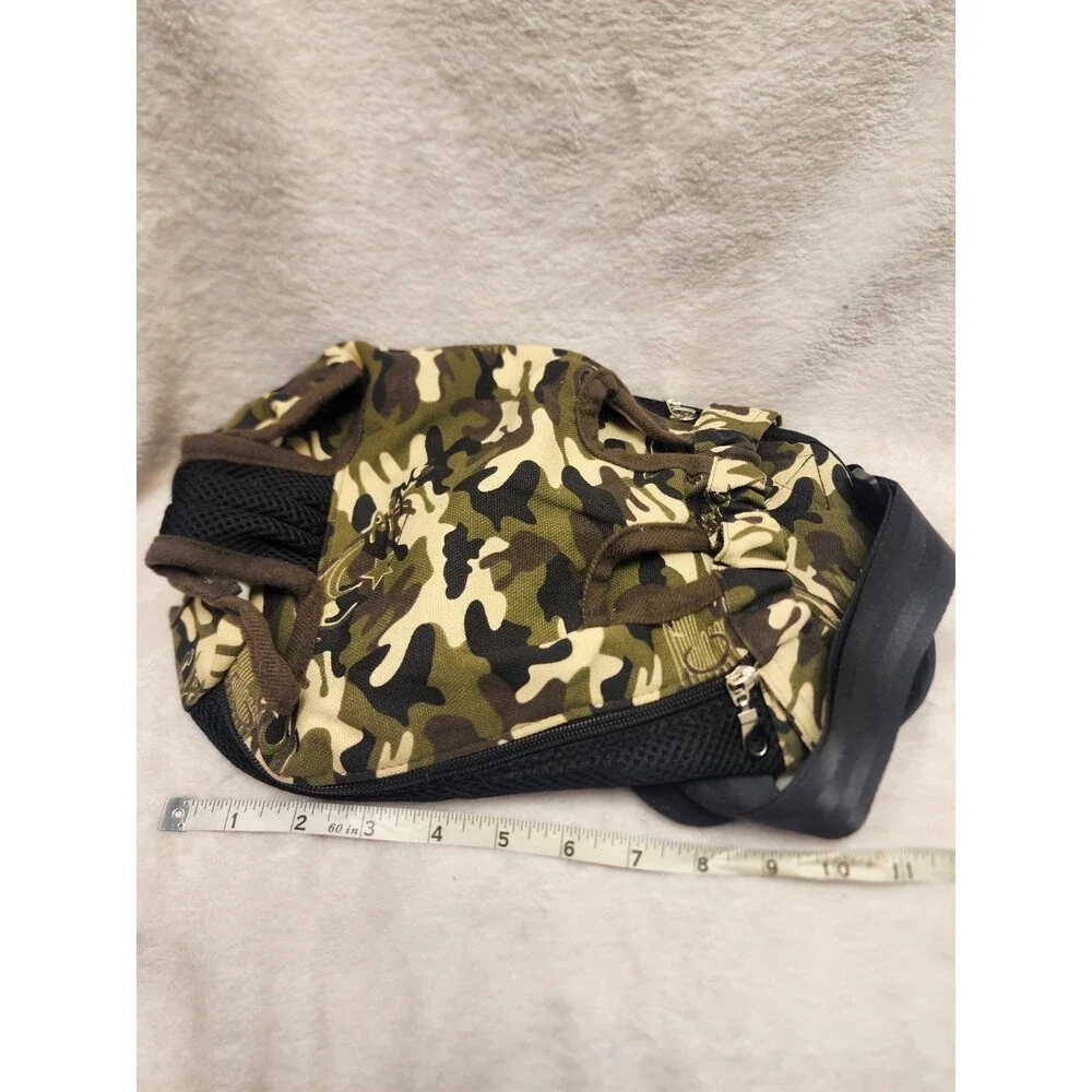Camo Pet Carrier Backpack Adjustable Pet Dog Backpack S/M Pawaboo?